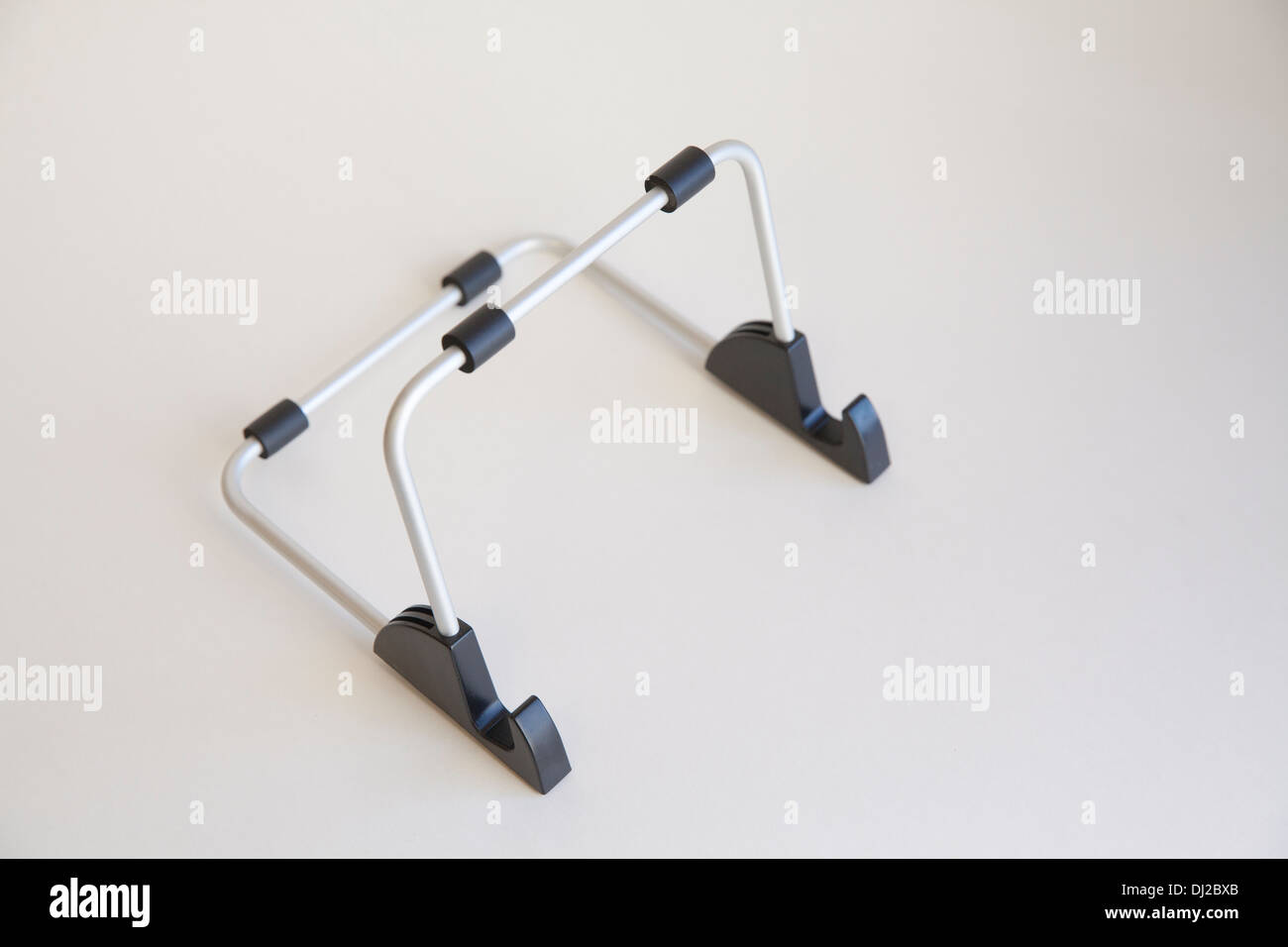 Supporto per ipad mobile video metallo plastica Foto Stock