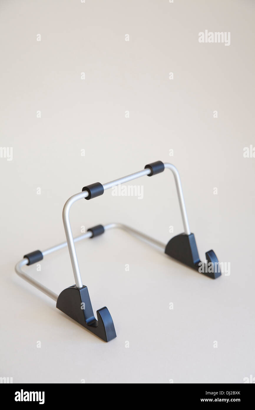 Supporto per ipad mobile video metallo plastica Foto Stock