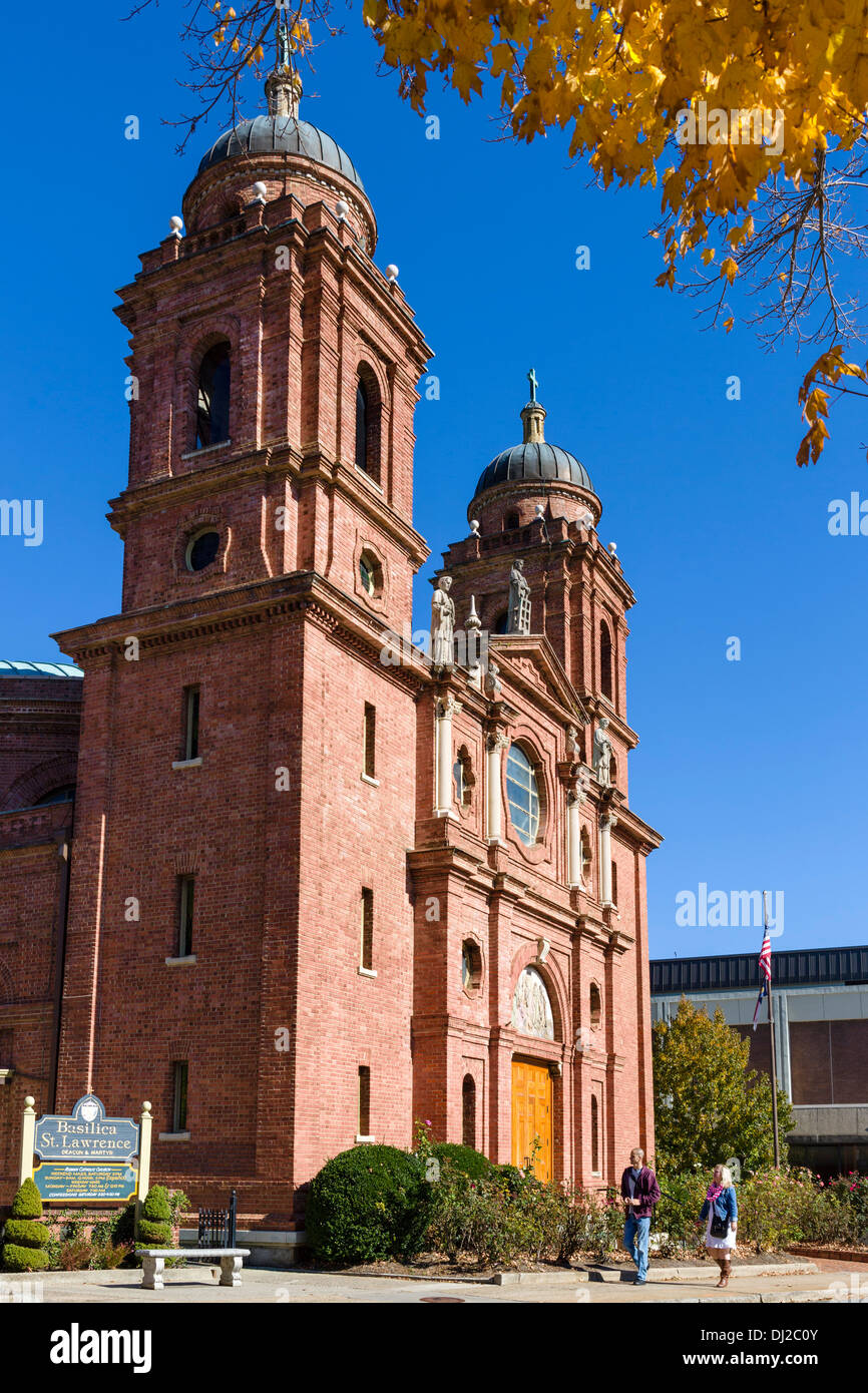 La Basilica di San Lorenzo in Haywood Street nel centro di Asheville, North Carolina, STATI UNITI D'AMERICA Foto Stock