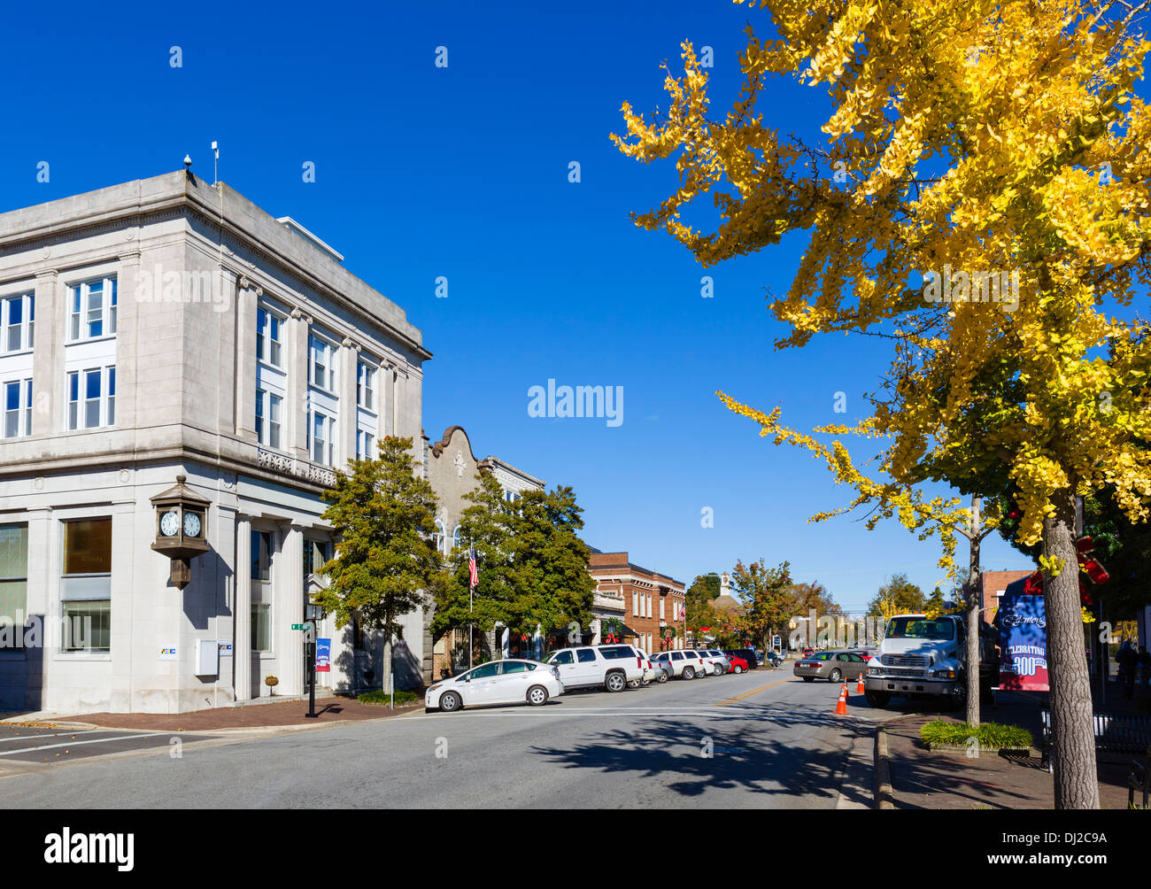South Broad Street in Edenton, Albemarle regione, North Carolina, STATI UNITI D'AMERICA Foto Stock