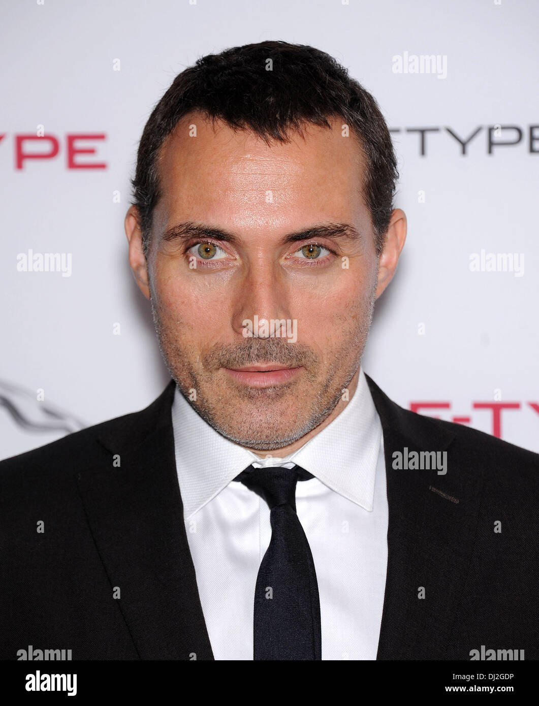 Playa Vista, California, USA. Xix Nov, 2013. Rufus Sewell arriva per la Jaguar F-tipo rivelano globale evento tenutosi a Raleigh Studios Playa Vista. Credito: Lisa O'Connor/ZUMAPRESS.com/Alamy Live News Foto Stock