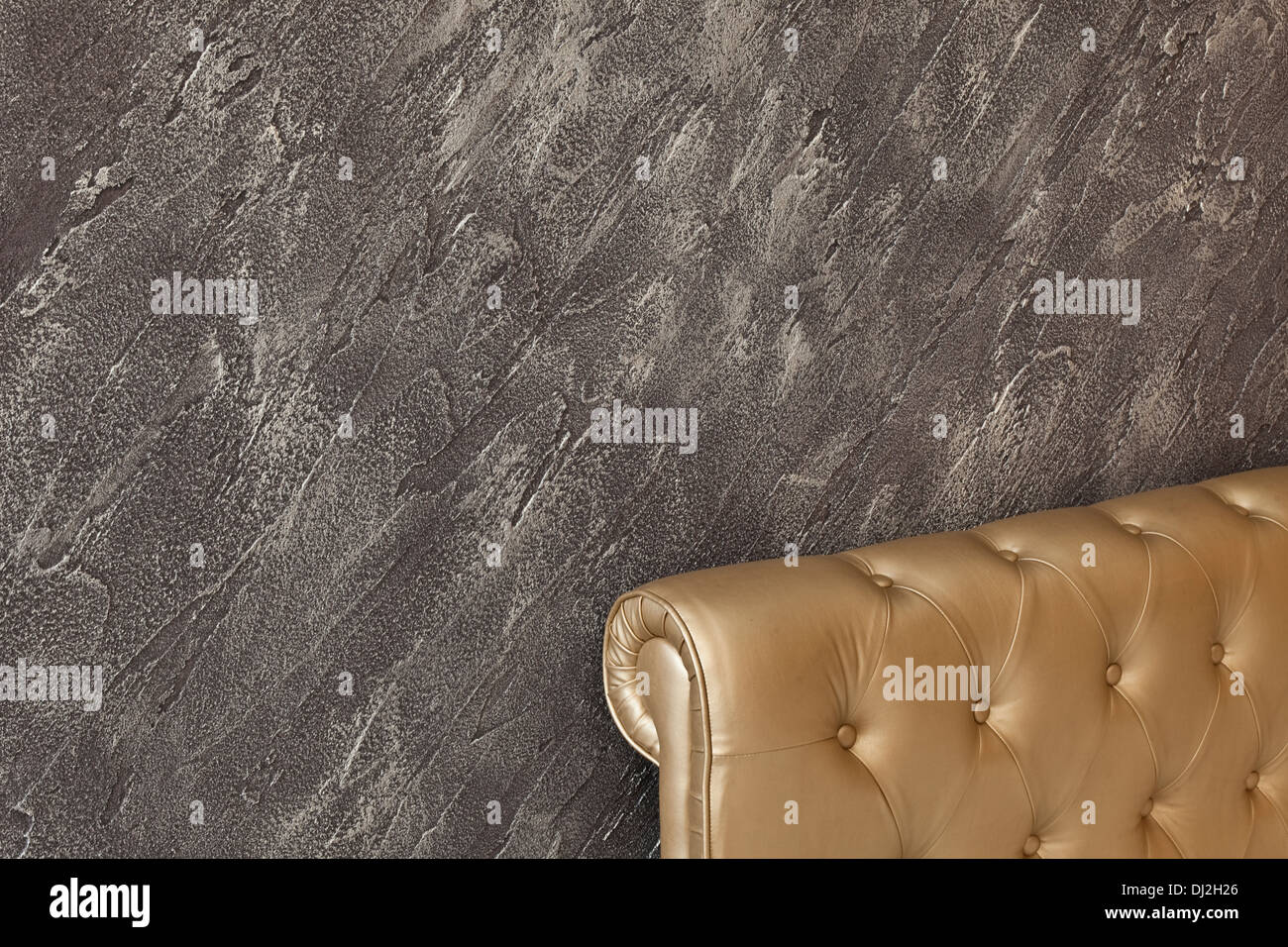 Dettaglio della parete interna intonaco decorativo Foto Stock