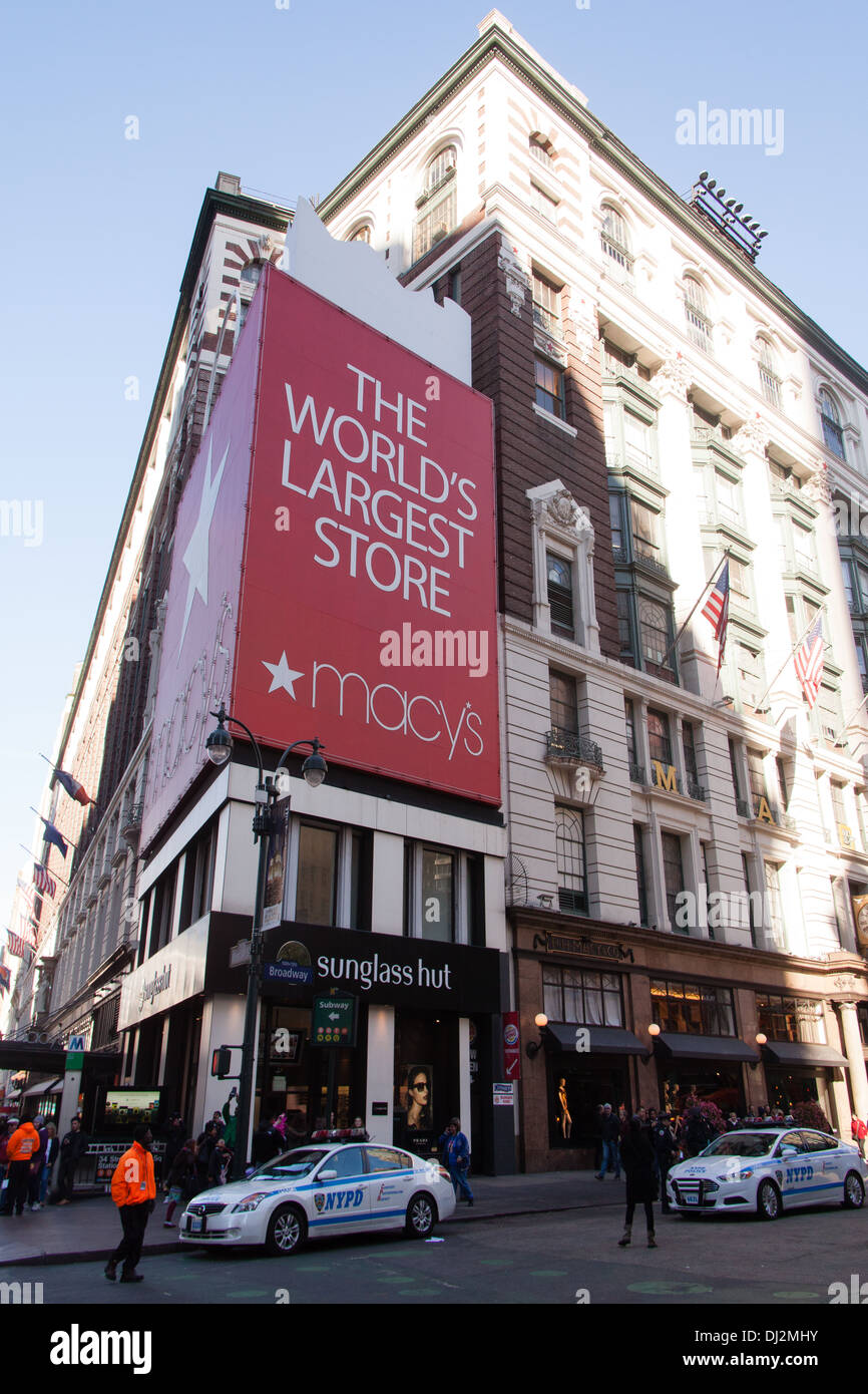 Il magazzino Macy's, Manhattan, New York City, Stati Uniti d'America. Foto Stock