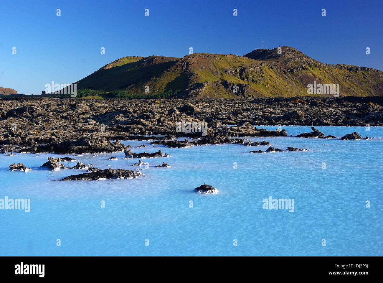 Il swimmingbath laguna blu Foto Stock