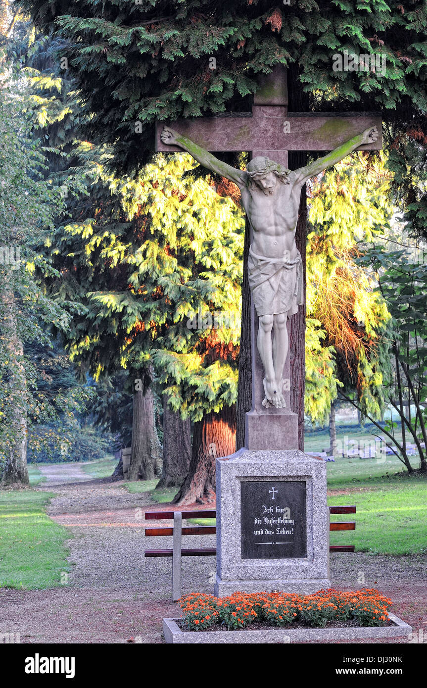 Cristo sulla croce Foto Stock