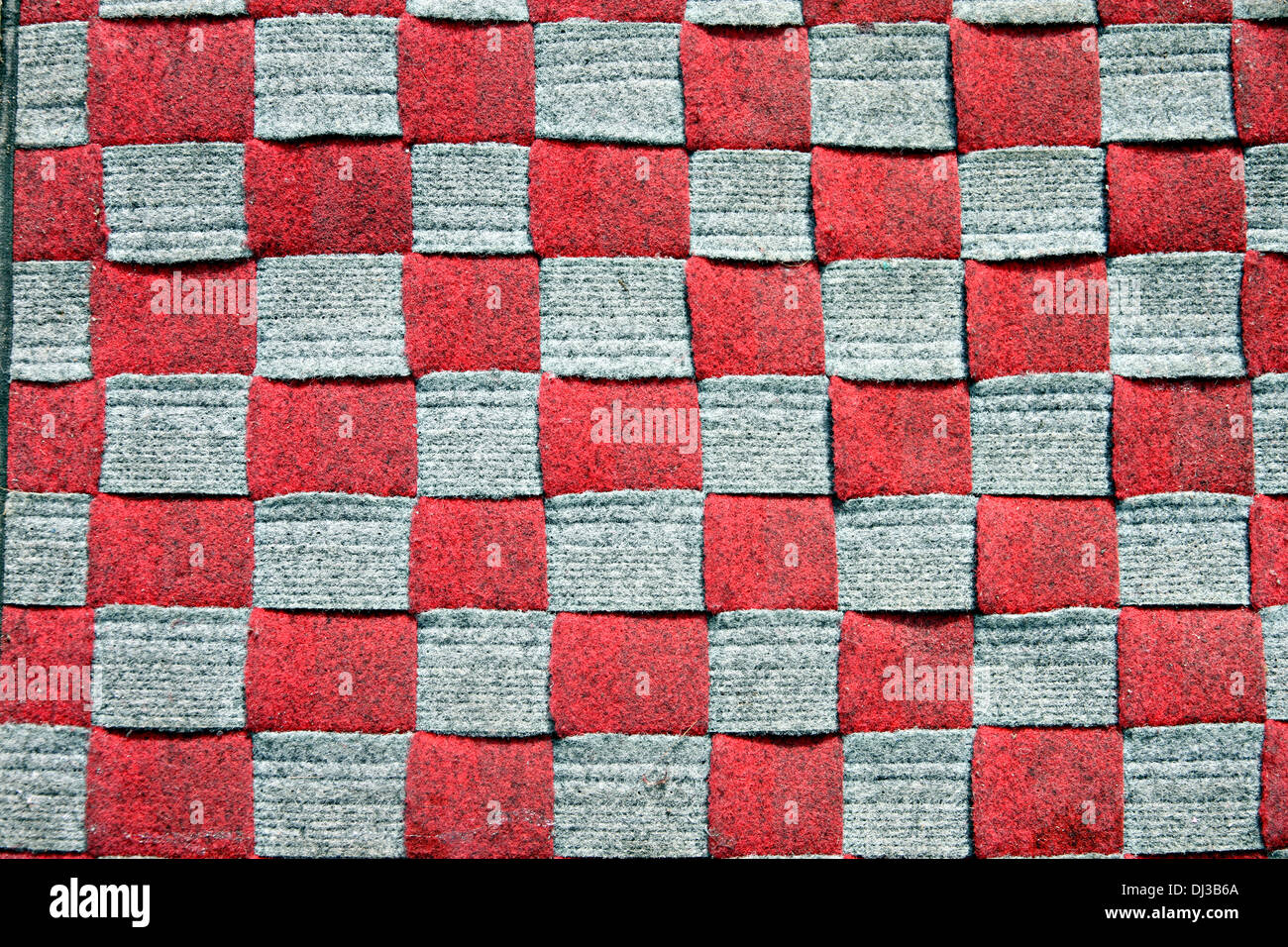 L'immagine rosso sfondo a scacchi. Foto Stock