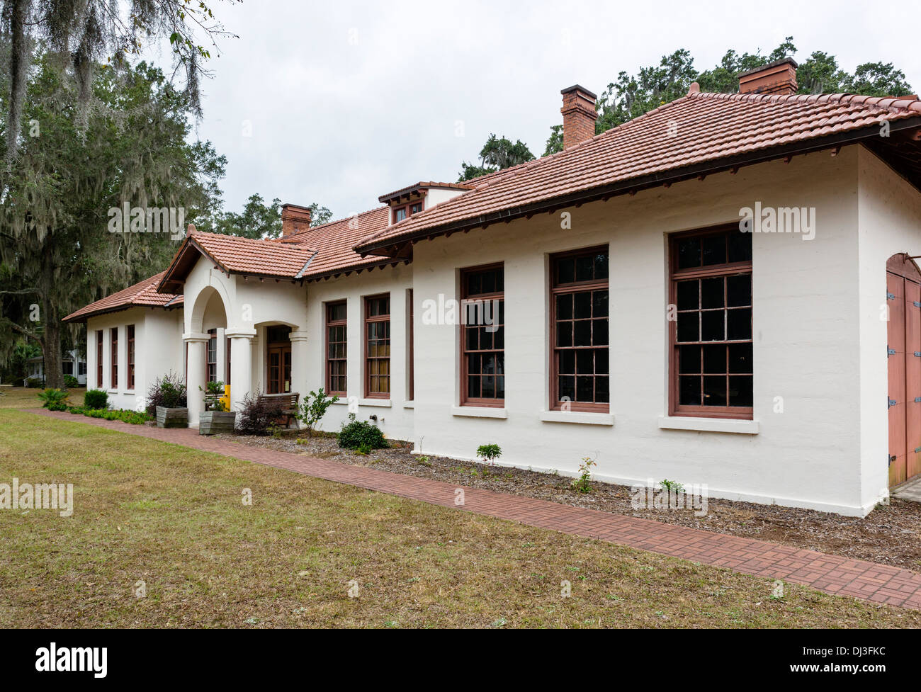 La York W. Bailey Museum presso la Scuola di Penn Historic District, St Helena Island, South Carolina, STATI UNITI D'AMERICA Foto Stock