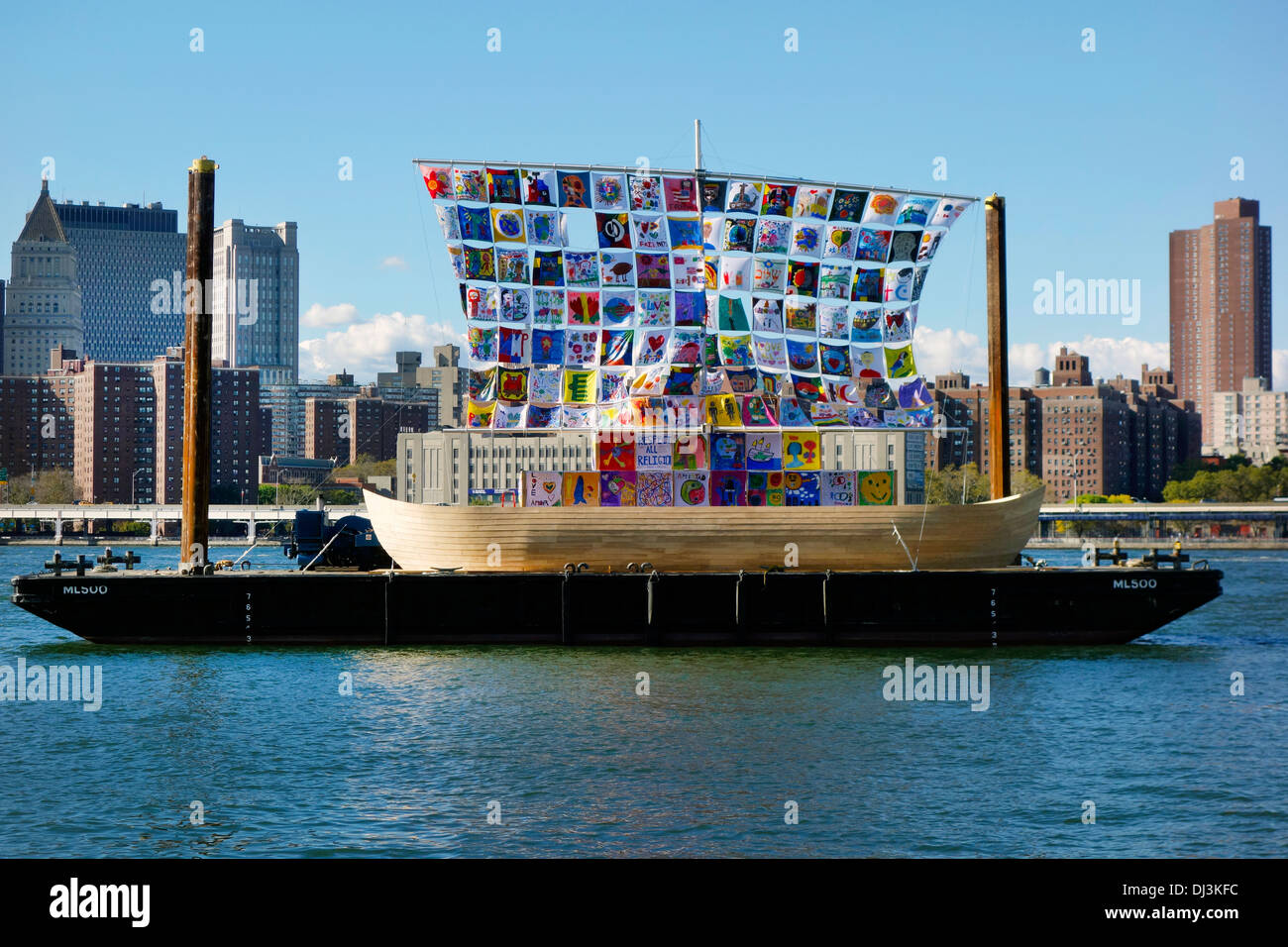 Nave di tolleranza a vela in Brooklyn Foto Stock