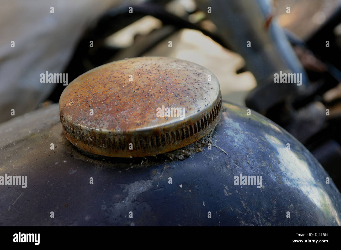 Tankdeckel , il tappo del serbatoio del combustibile Foto Stock