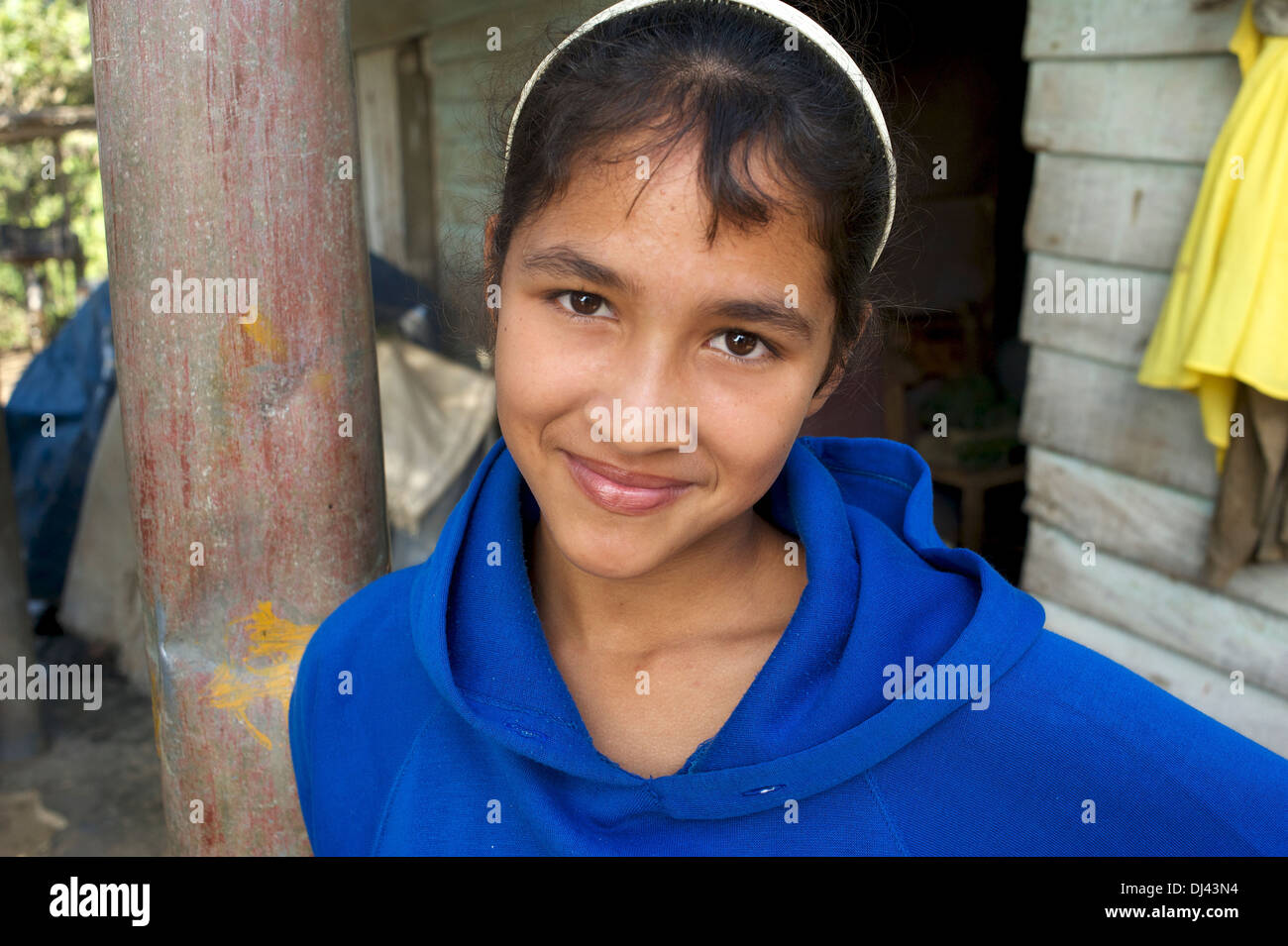 Country Girl, Pinar del Rio, Cuba Foto Stock