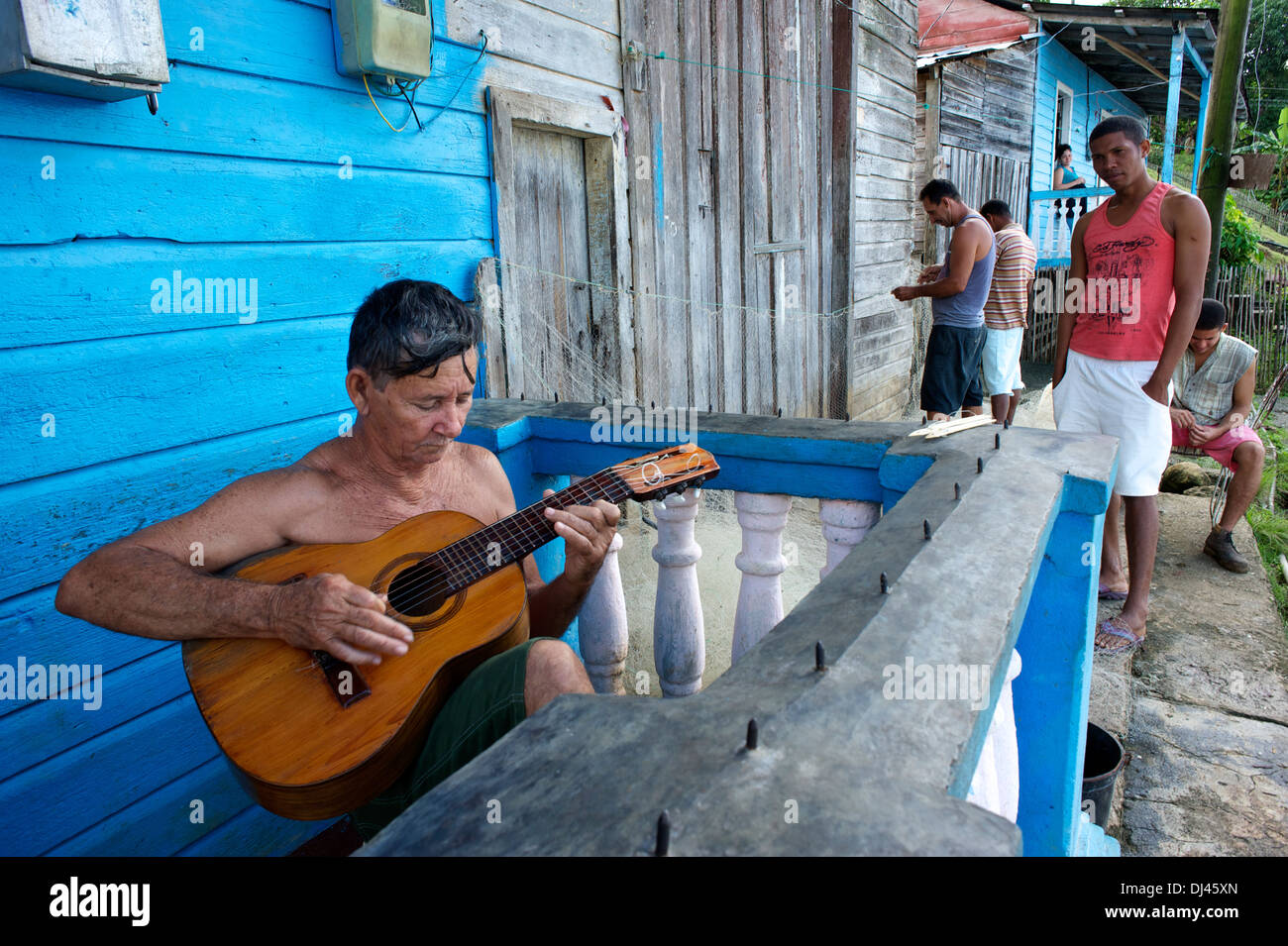 Bahia de Mata, Cuba Foto Stock