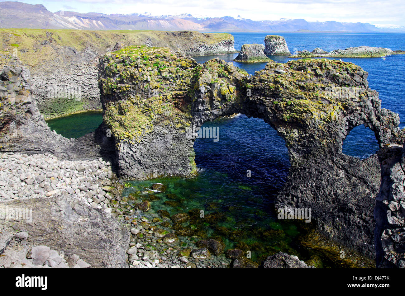 Costa selvaggia Foto Stock