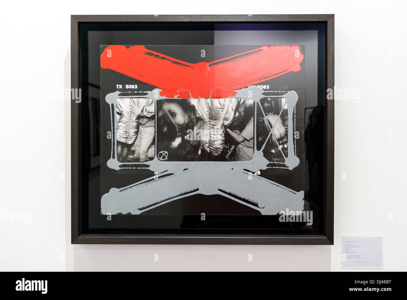 William Klein fotografie, Backstage Ungaro, presentano a Paris Photo 2013, art fair al Grand Palais di Parigi, Francia. Foto Stock