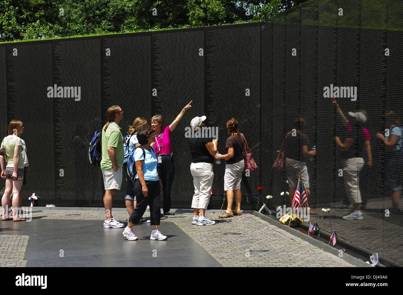 Vietnam War Memorial Foto Stock