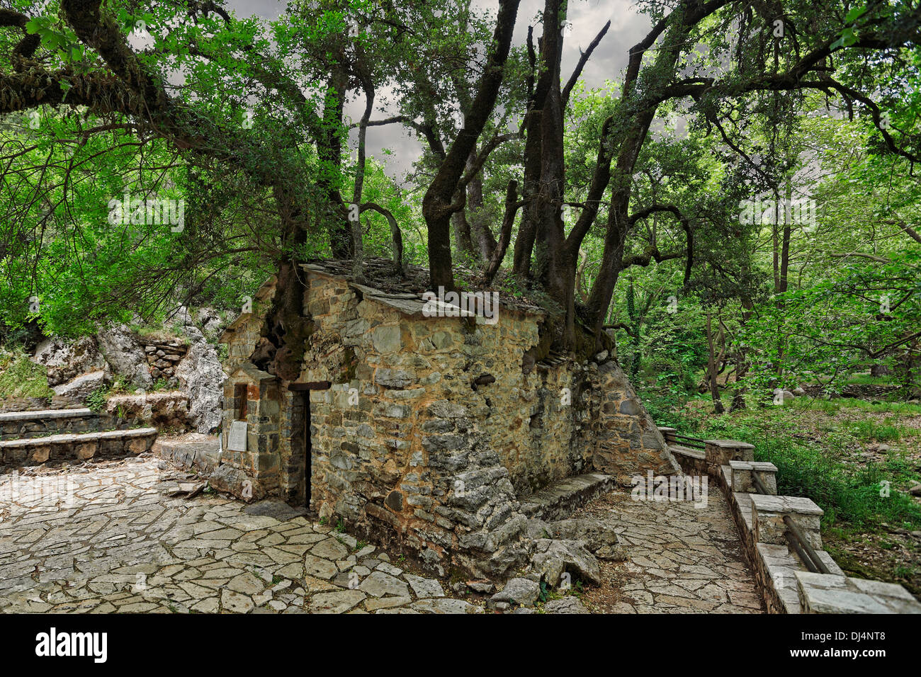 Saint Teodora Cappella in Arcadia, Peloponneso e Grecia. Foto Stock