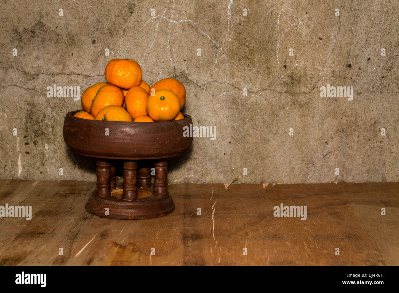 Still Life - Arance nel vassoio Foto Stock