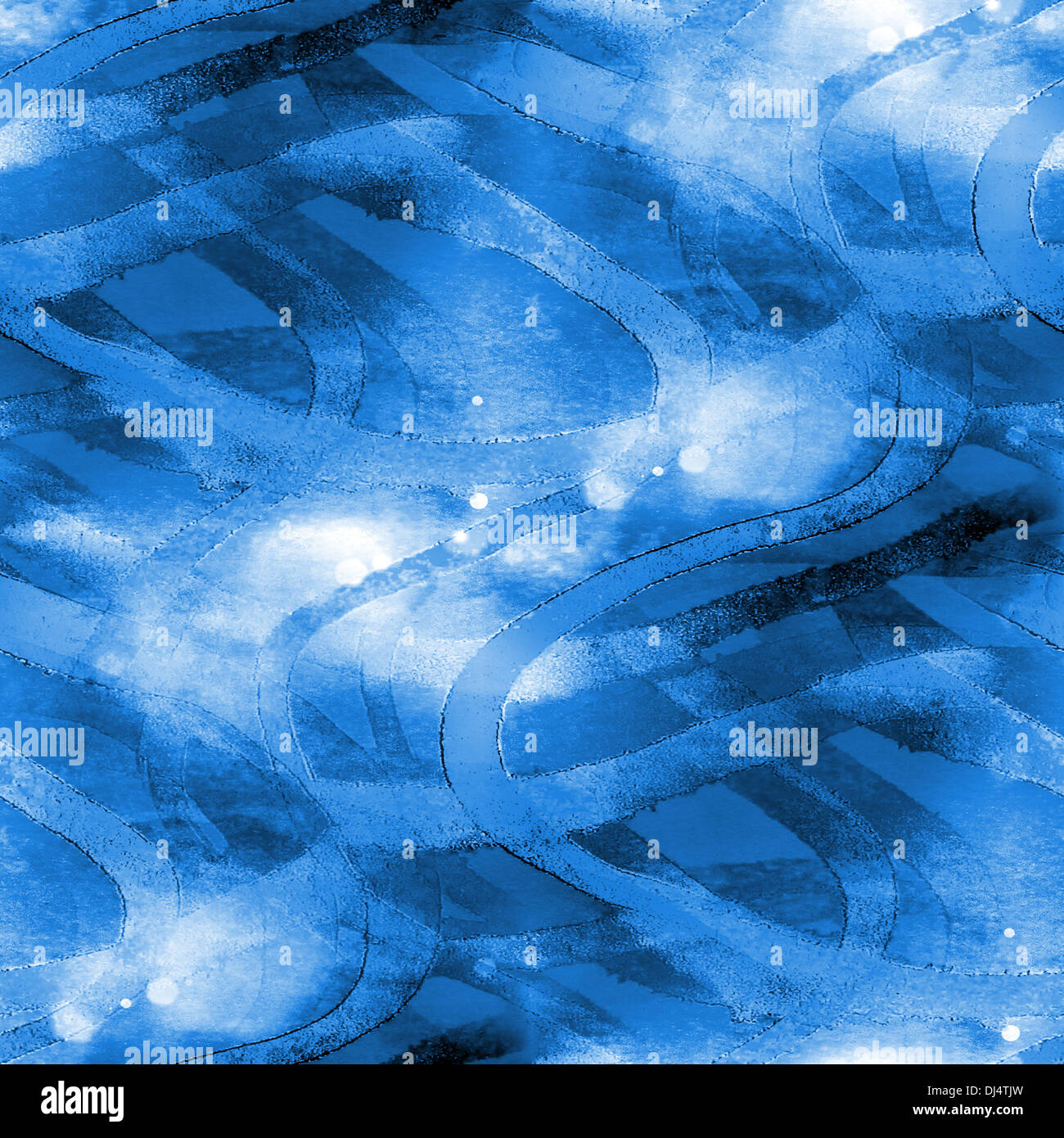 Tecnica di sfondo acquerello seamless texture blu astratto modello di vernice Foto Stock Tecnica di sfondo acquerello seamless texture blu astratto modello di vernice Foto Stock