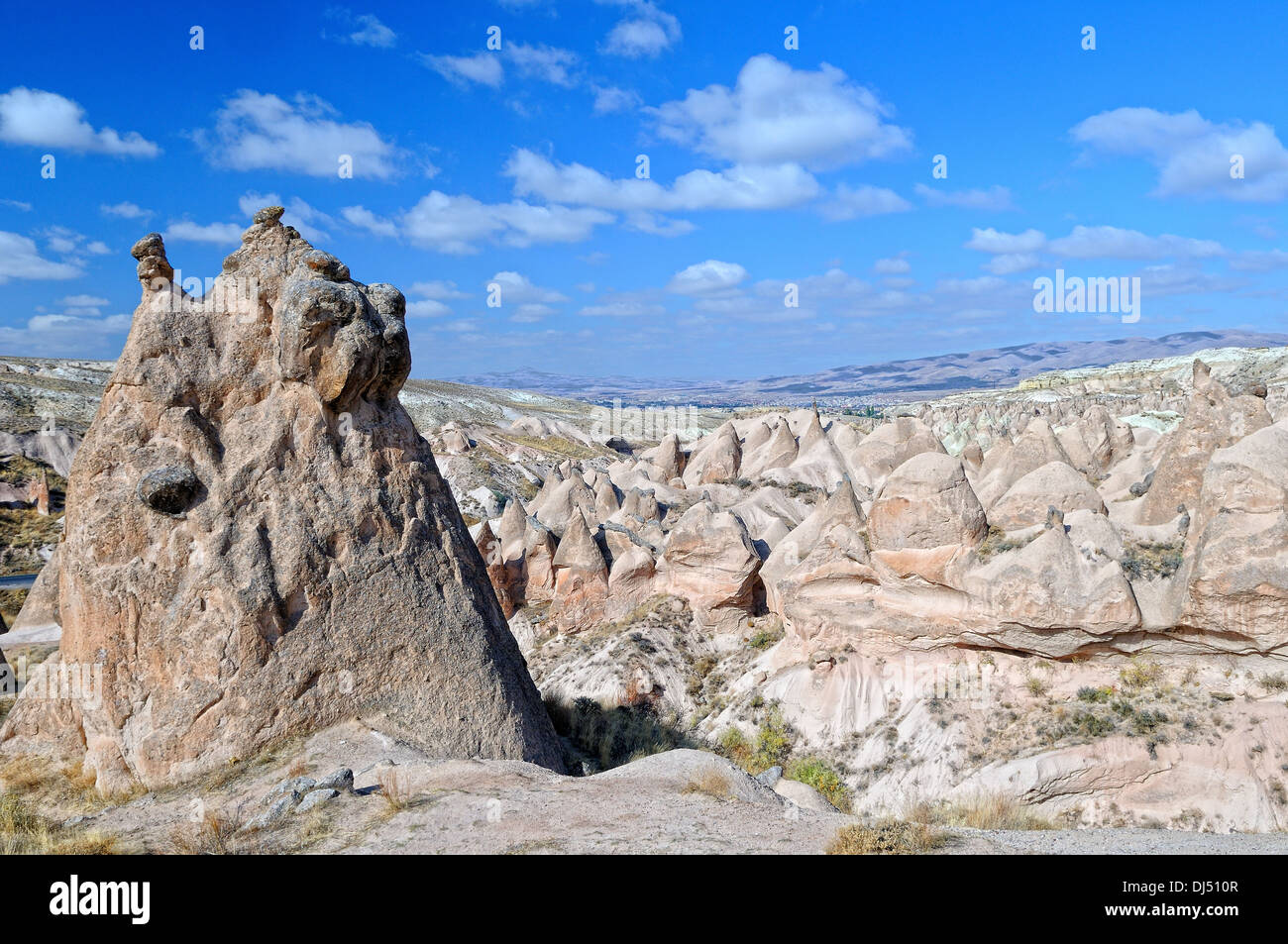 Camini di Fata paesaggio Cappadocia Turchia Foto Stock
