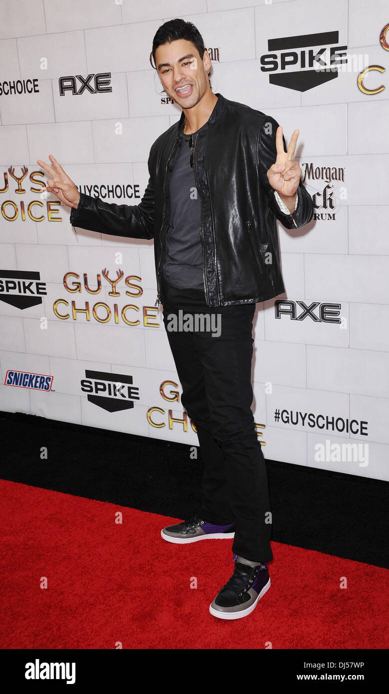 Kristopher Van Damme Spike TV 2012 'Ragazzi scelta" tenutasi presso Sony Studios - Arrivi Culver City, California - 02.06.12 Foto Stock