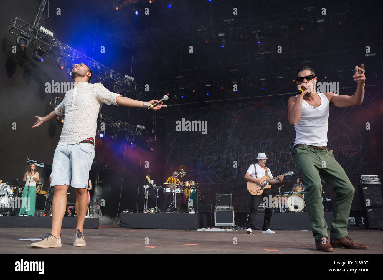 Cara anima Rock in Rio Lisboa al Parque da Bela Vista - Giorno 3 Lisbona, Portogallo - 01.06.12 Foto Stock