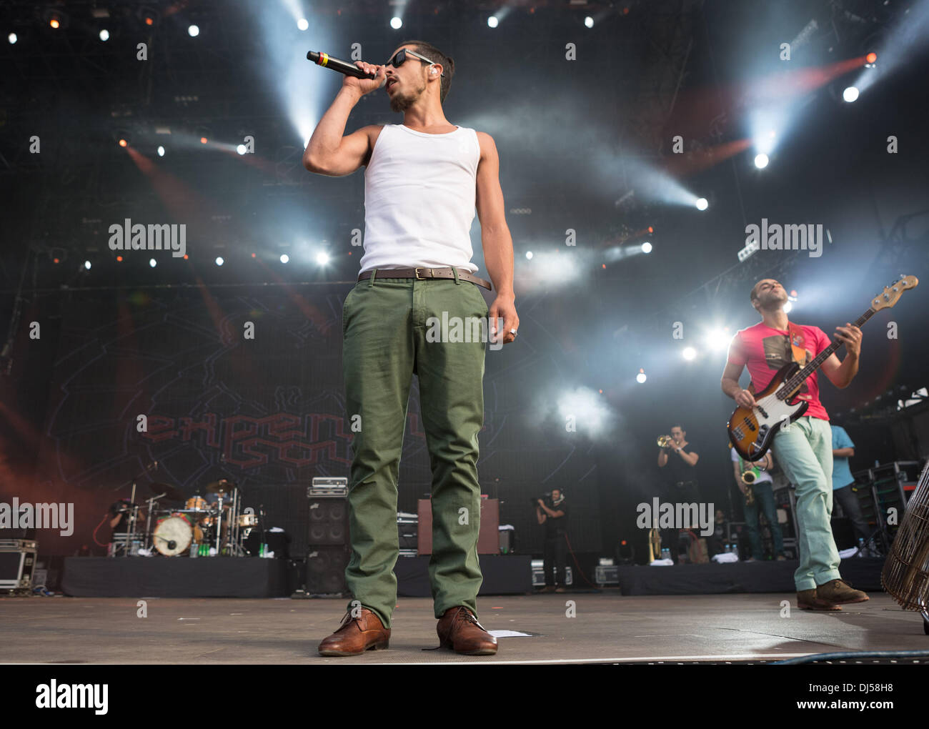 Cara anima Rock in Rio Lisboa al Parque da Bela Vista - Giorno 3 Lisbona, Portogallo - 01.06.12 Foto Stock