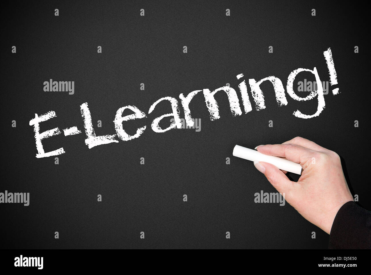E-Learning! Foto Stock
