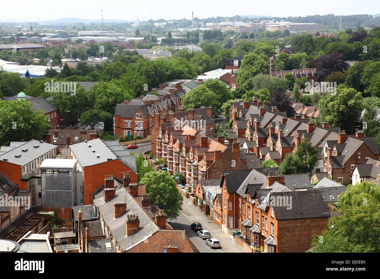 Nottingham sky line England Regno Unito Foto Stock