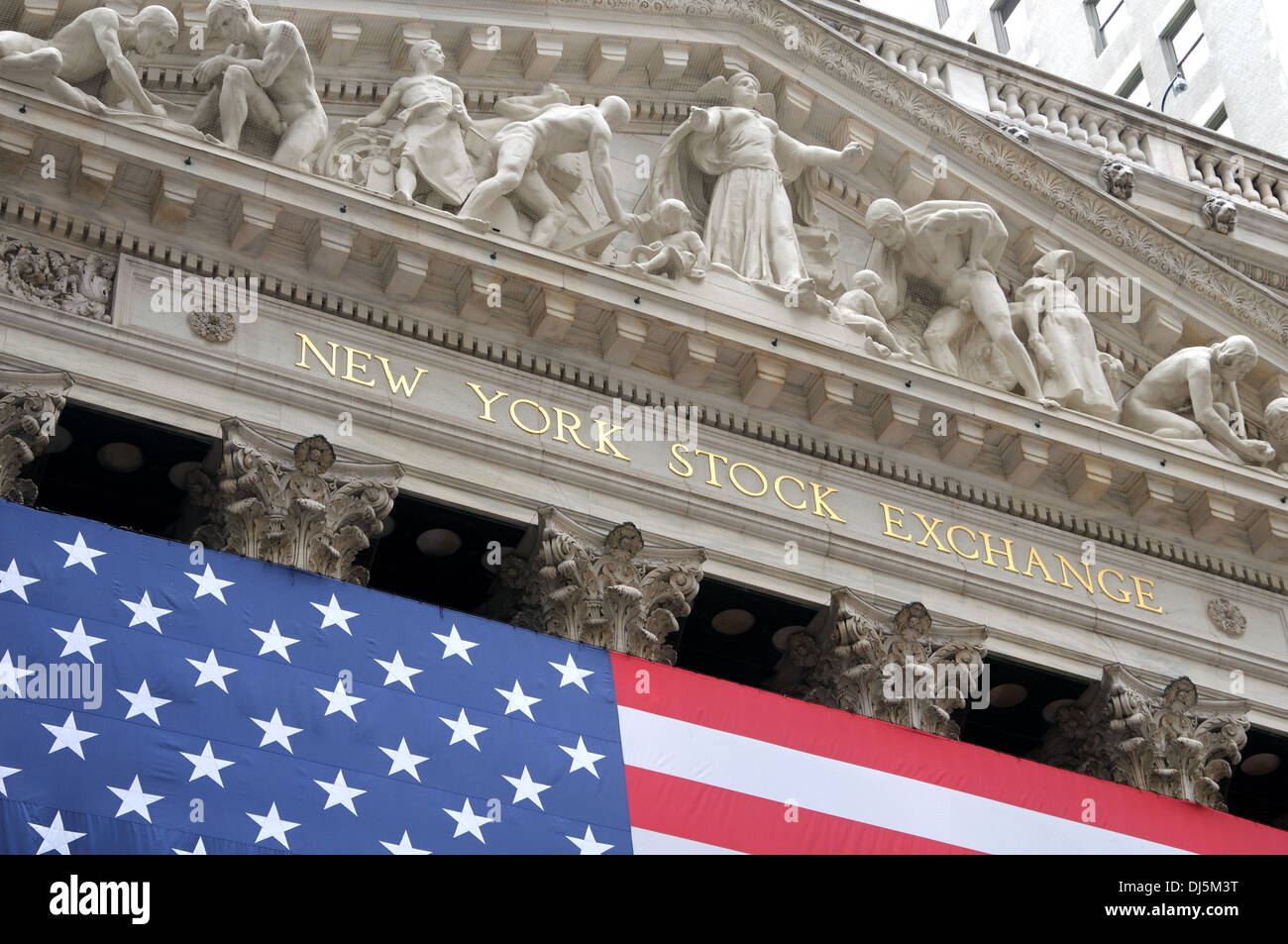 Borsa di New York, Stati Uniti d'America Foto Stock