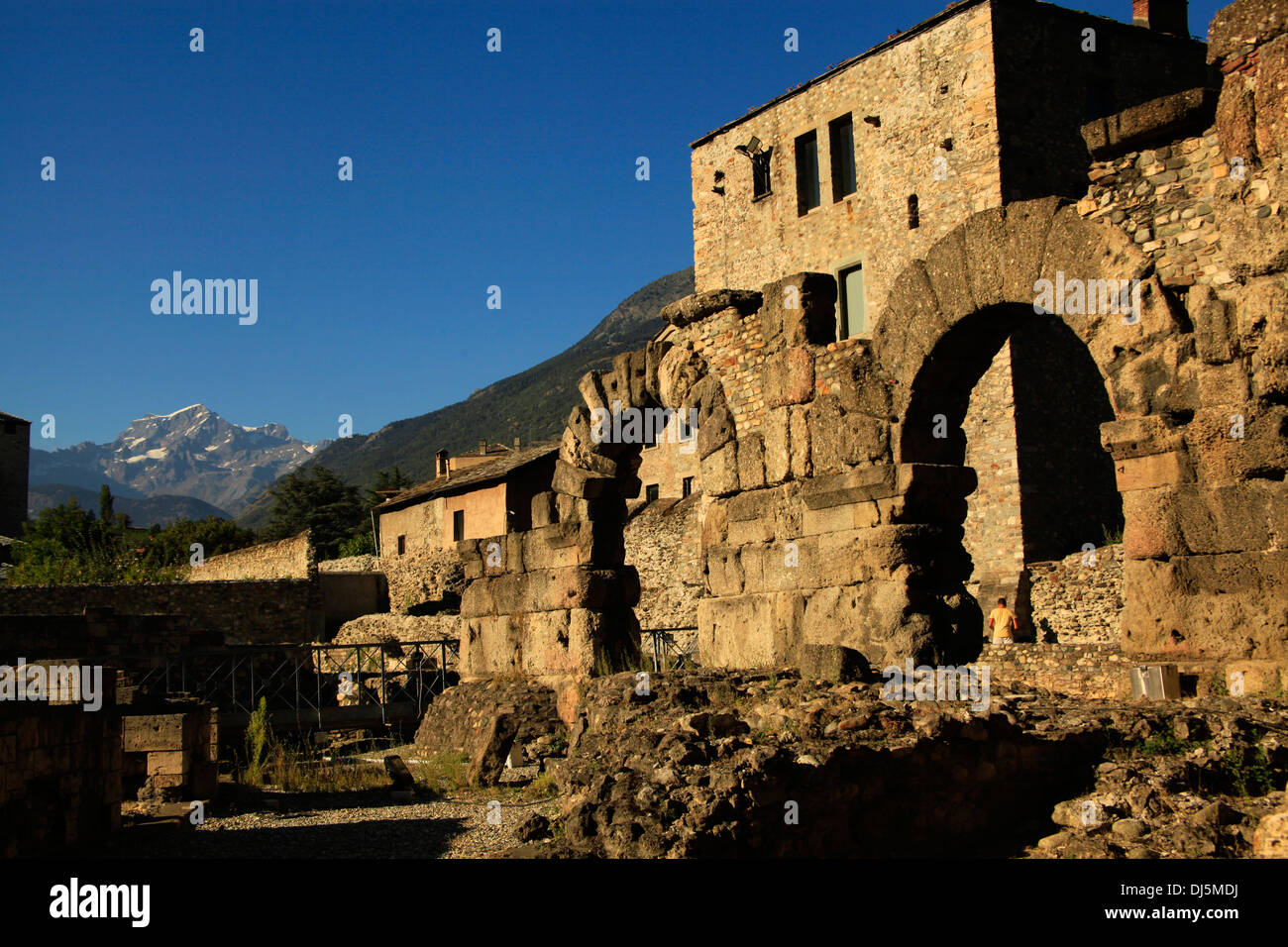 Alpi,Aosta, Valle d'Aosta,l'Italia,l'Europa Foto Stock
