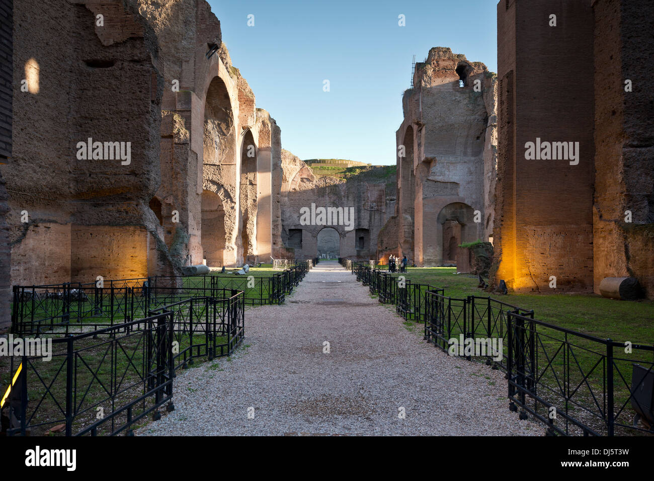 Roma. L'Italia. Terme di Caracalla (Terme di Caracalla). Foto Stock