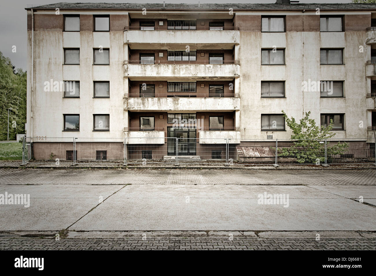 Germania, Scheid, ex base aerea americana campus ormai abbandonato Hahn Campus vicino all'aeroporto di Frankfurt Hahn Foto Stock