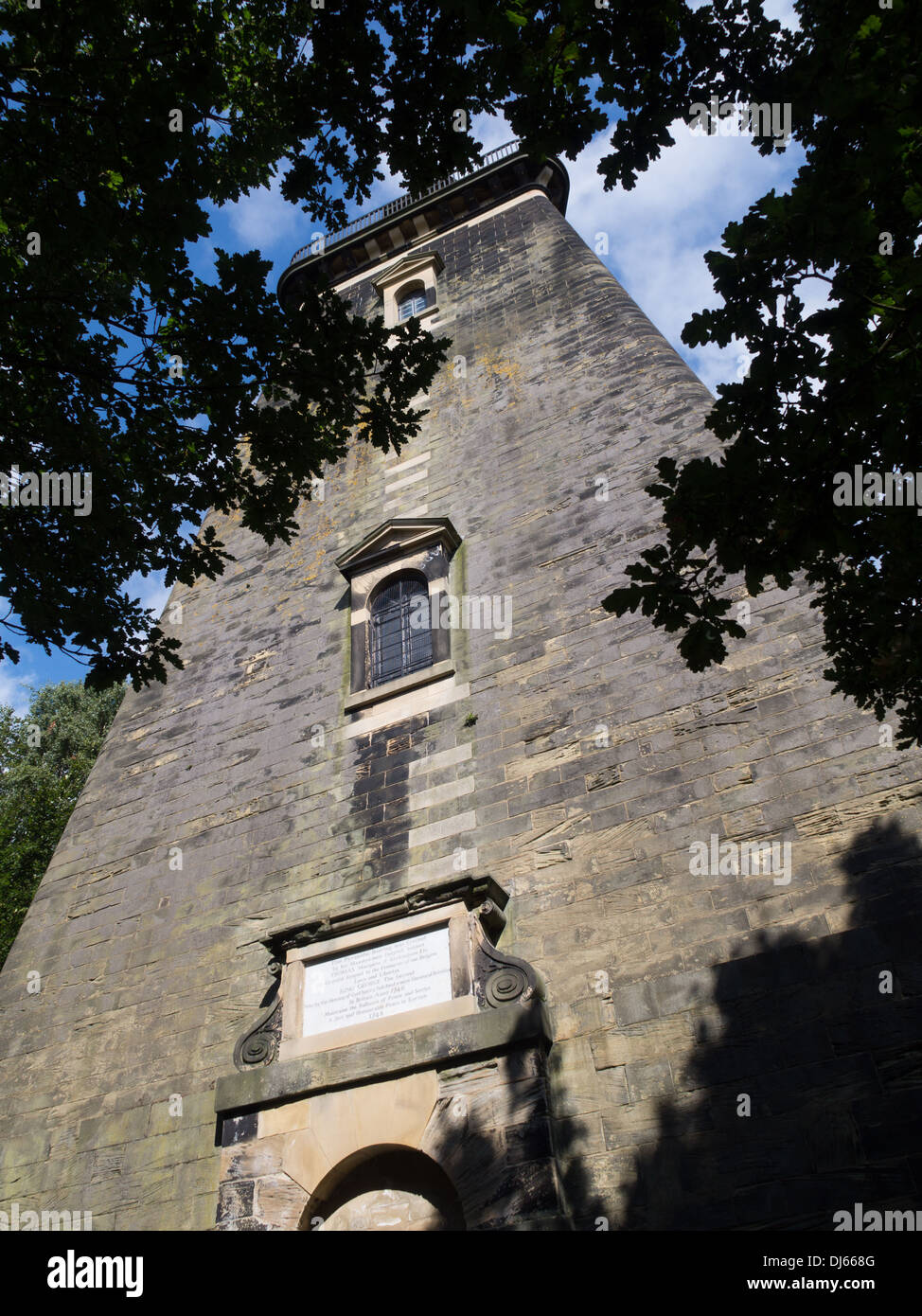 Supporto Hoober monumento Wentworth vicino a Rotherham South Yorkshire Regno Unito Foto Stock