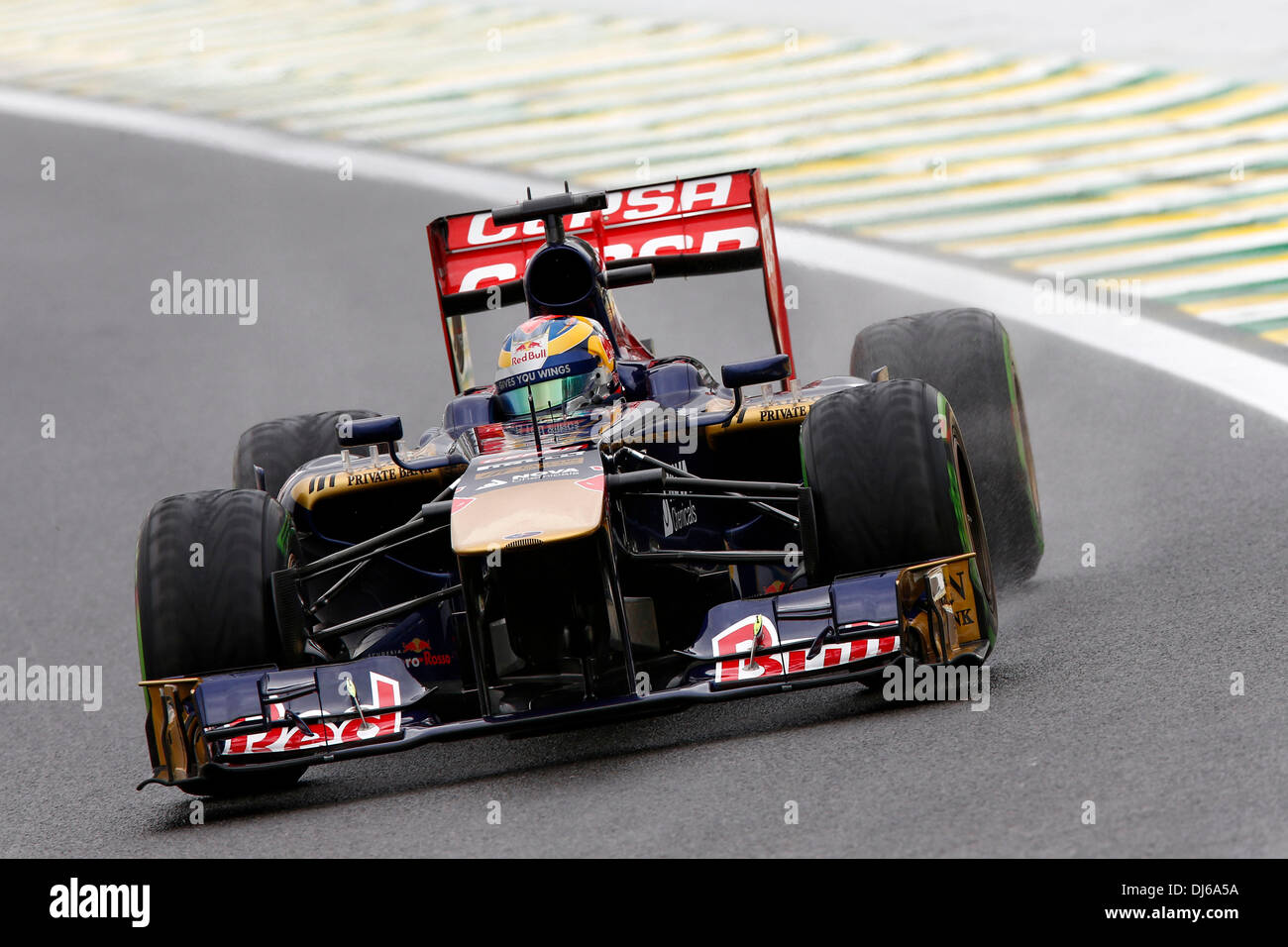 San Paolo del Brasile. 22 Novembre, 2013. Motorsports: FIA Formula One World Championship 2013, il Gran Premio del Brasile, #18 Jean-Eric Vergne (FRA, la Scuderia Toro Rosso), Credit: dpa picture alliance/Alamy Live News Foto Stock