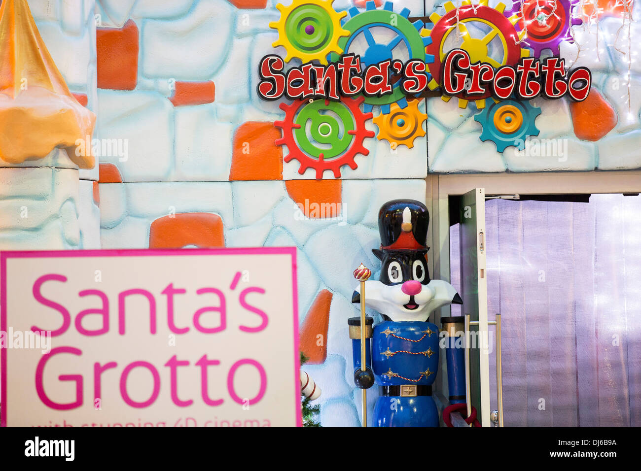 Una Santa Grotta del Trafford Centre a Manchester, UK. Foto Stock