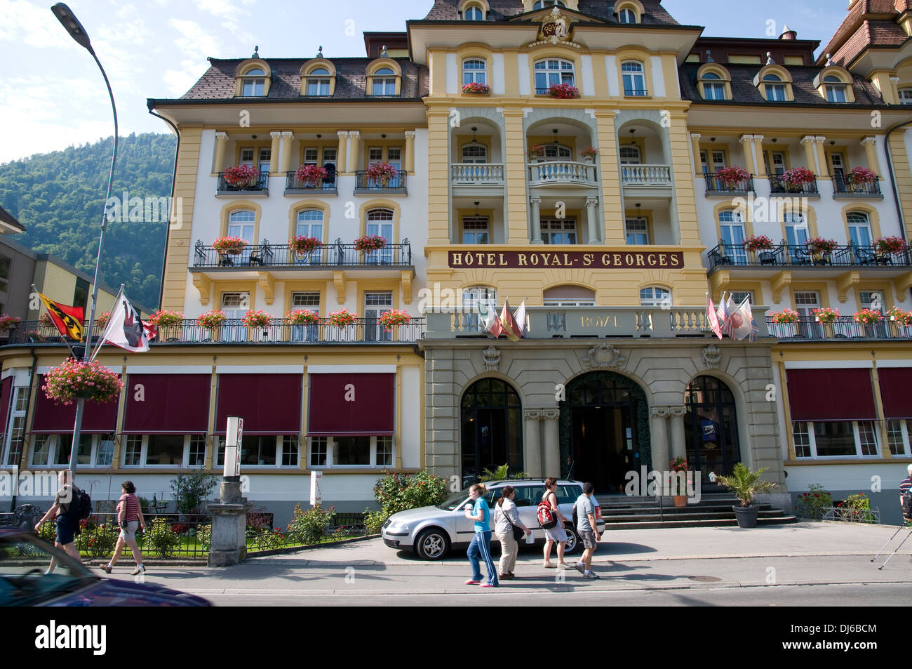 L'Europa. La Svizzera, Canton Berna. Oberland Bernese, Interlaken. Hotel Royal St. Georges Foto Stock