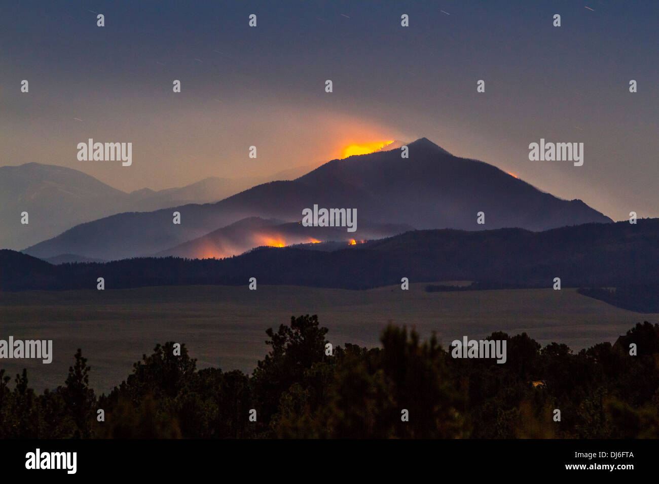 Colorado Wild Fire Foto Stock