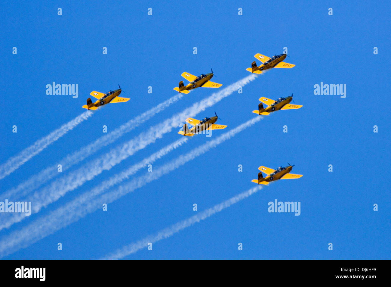Lima Lima Aerobatic Team di volo Foto Stock