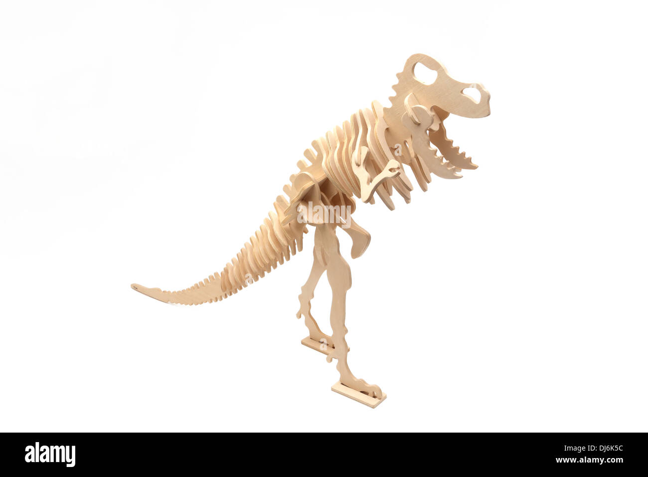Tchibo Tyrannosaurus Rex in legno 3D Puzzle Foto Stock