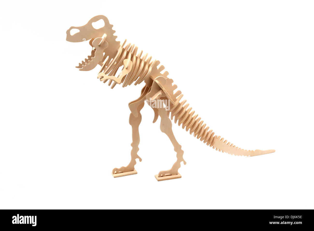 Tchibo Tyrannosaurus Rex in legno 3D Puzzle Foto Stock