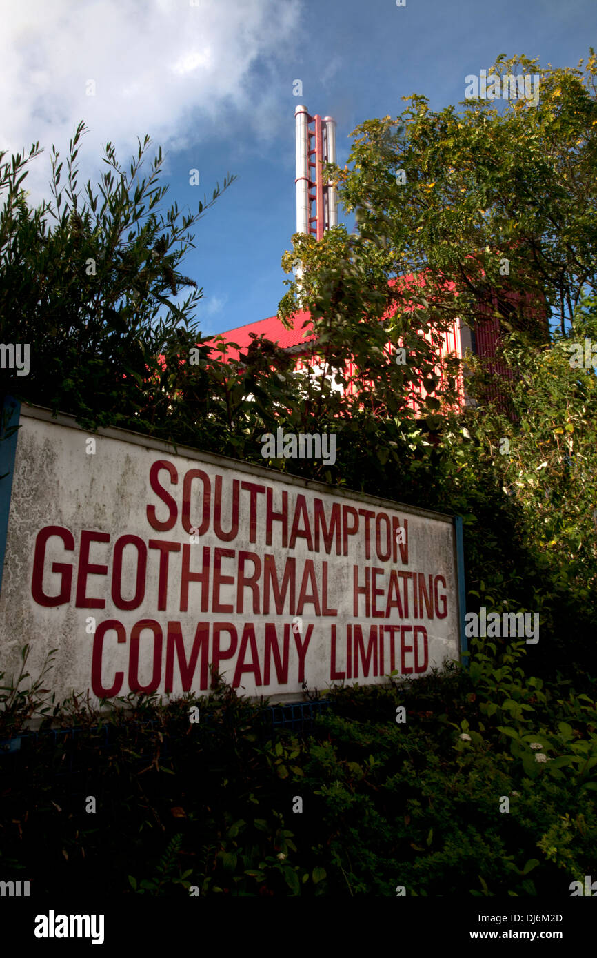 Southampton district energy regime southampton hampshire Inghilterra Foto Stock