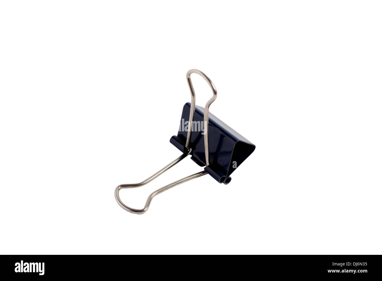 Clip legante su sfondo semplice, биндер на белом фоне Foto Stock