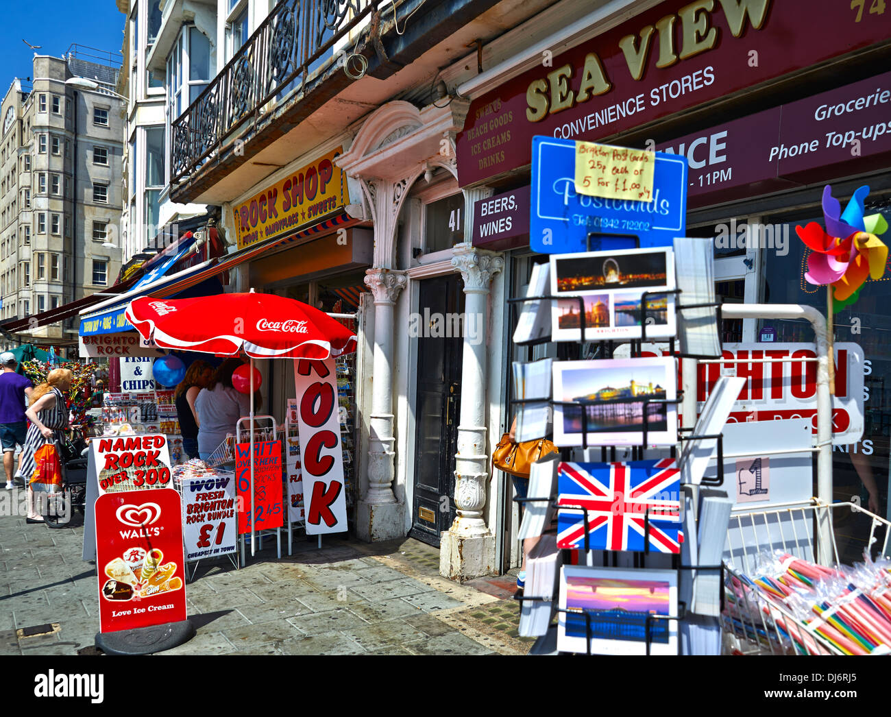 Brighton è una città sulla costa meridionale della Gran Bretagna. Foto Stock