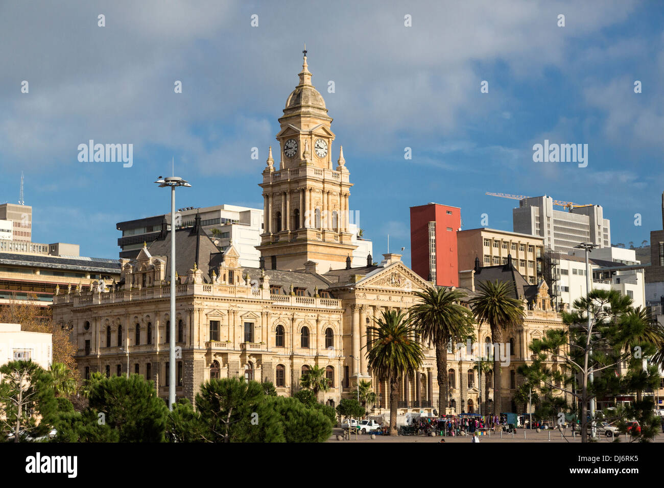 Sud Africa. Cape Town City Hall, costruito nel 1905. Foto Stock