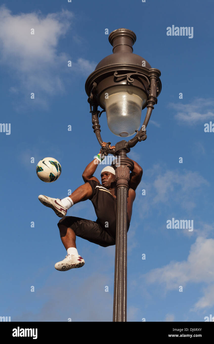 Íýá Traore, Montmartre, Paris, Francia. Foto Stock
