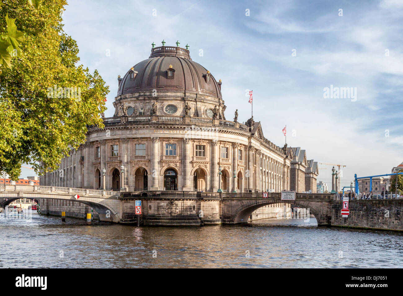 Bode Museum Il Museo sull'isola nel fiume Spree - Mitte di Berlino Foto Stock