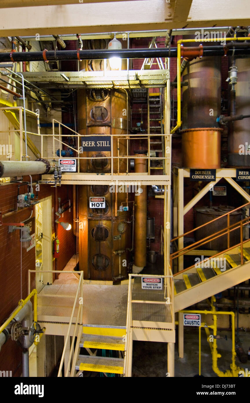 La birra ancora al Four Roses distilleria nei pressi di Lawrenceburg, Kentucky Foto Stock