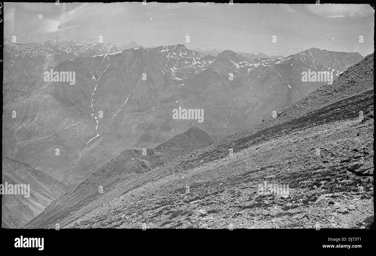 Vista dei monti San Juan dal vertice del re Salomone montagna, 13.600 piedi alta. Silverton quadrangolo. San . 153 Foto Stock