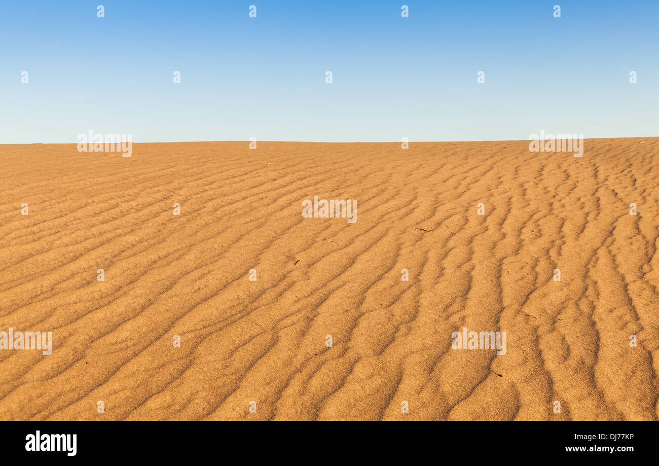 Le dune di sabbia di Mesquite piatto nella Valle della Morte nel deserto - California Foto Stock