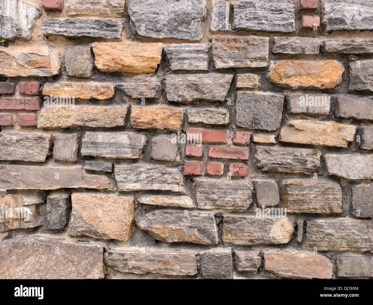 Muro di pietra Frame Completo Foto Stock