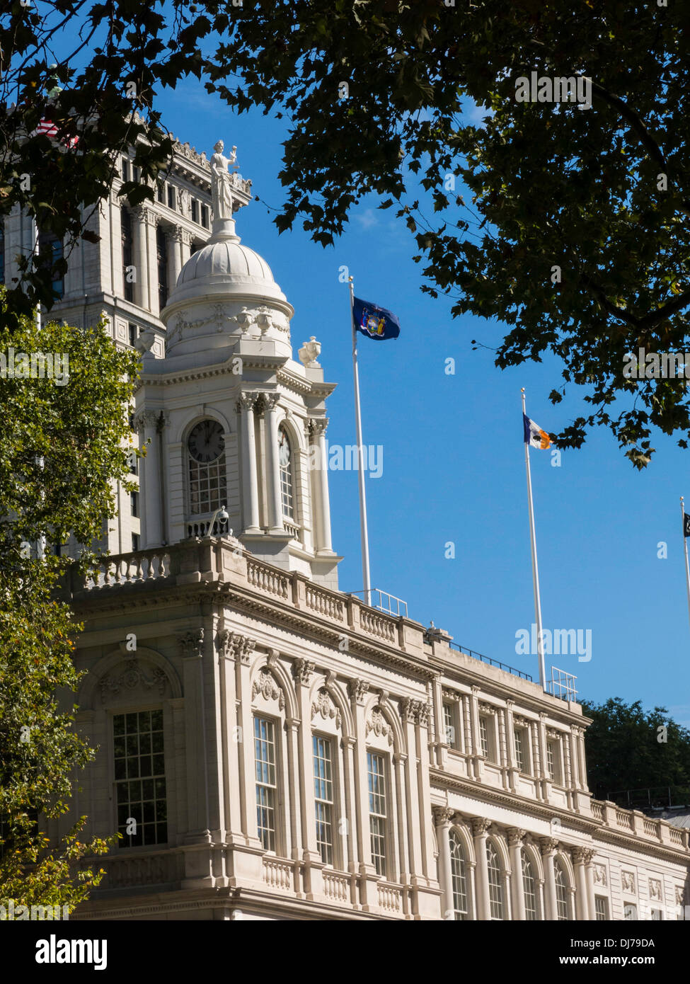 New York City Hall di New York Foto Stock